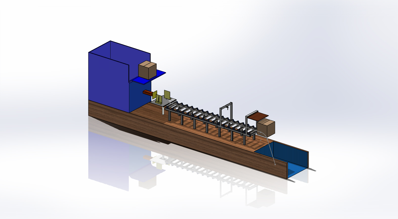 智能盒传输和对准系统